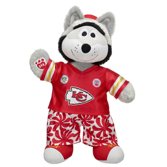 KC Wolf Plush for Kansas City Chiefs Fans | Build-A-Bear® - US 7096