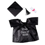 Personalized Embroidered Black Graduation Set | Build A Bear - US 5598