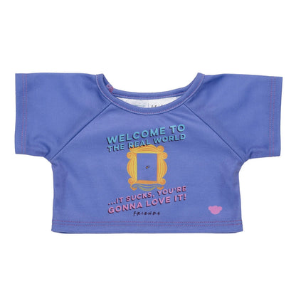 FRIENDS TV Show "Welcome to the Real World" T-Shirt for Stuffed Animals | Build-A-Bear® - US 2165