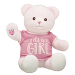 Baby Pink Teddy Bear "It's a Girl" Gift Set | Build-A-Bear® - US 2679