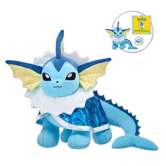 Pokémon Vaporeon Plush Bundle | Build-A-Bear - US 8562