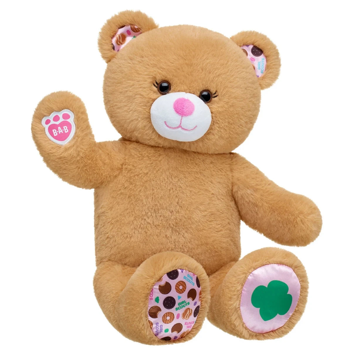 Girl Scout Cookie Teddy Bear Pajama Gift Set w/ Bows | BAB - US 1123