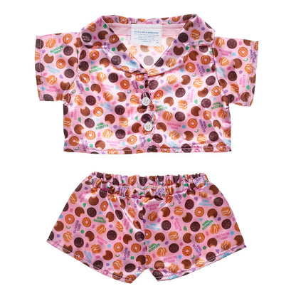 Girl Scout Cookie Teddy Bear Pajama Gift Set w/ Bows | BAB - US 2155