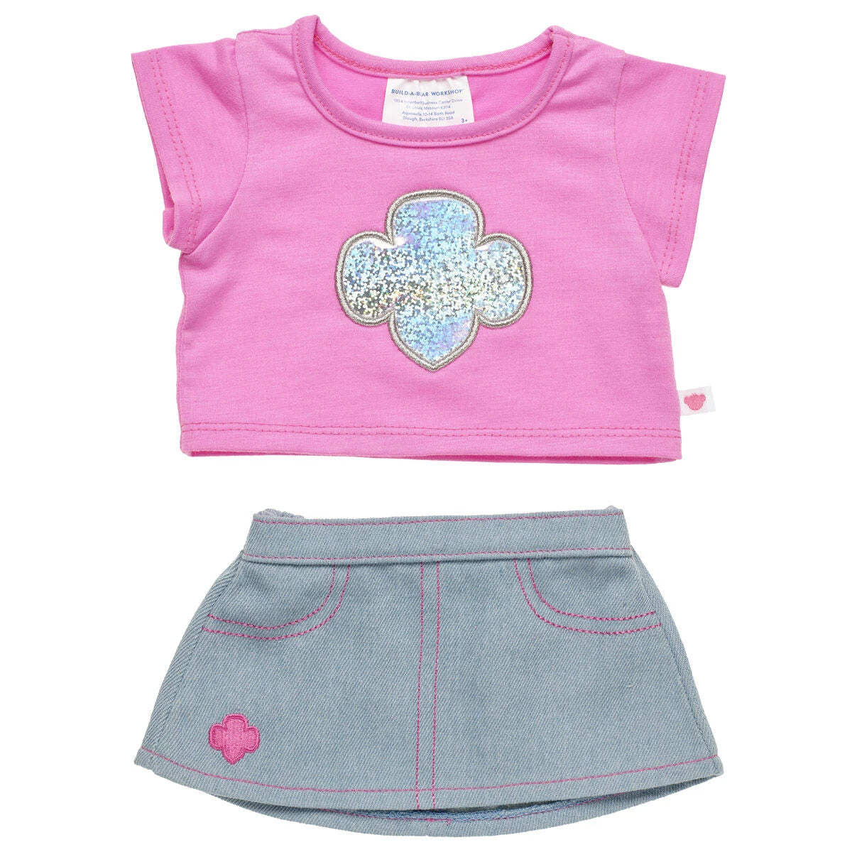 Girl Scout Trefoil Skirt Set for Plush Toys | Build-A-Bear® - US 3137