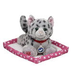 Promise Pets Ocicat Stuffed Animal w/ Pink Bed | Build-A-Bear - US 0861