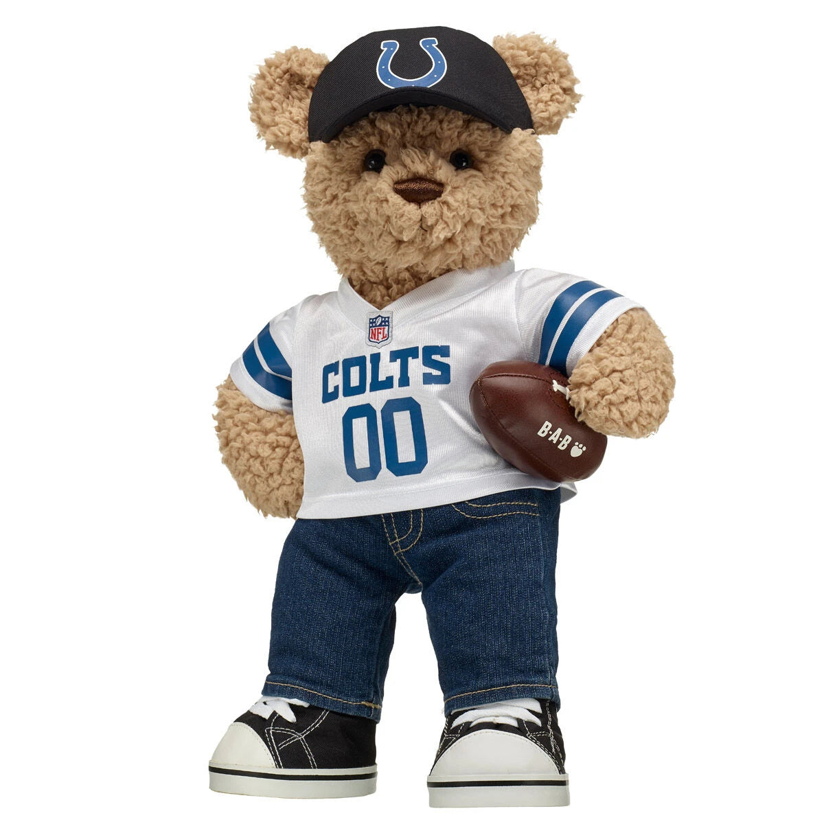 Indianapolis Colts Timeless Teddy Bear Football Gift Set - US 9993