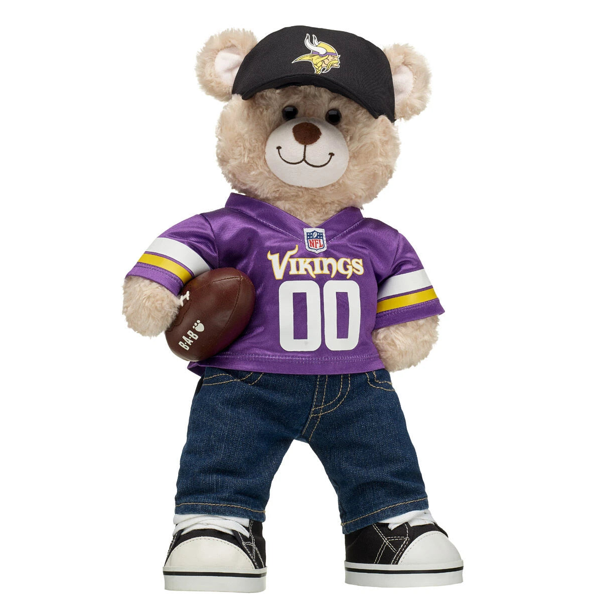 Minnesota Vikings Happy Hugs Teddy Bear Football Gift Set - US 1931
