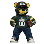 Green Bay Packers Fan Hat Teddy Bear Gift Set - US 6096