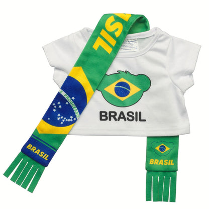 Let's Goal Bear Brasil Gift Set | Build-A-Bear - US 9868