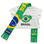 Brazil Scarf &amp; T-Shirt Set | Build-A-Bear - US 8249