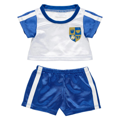 Pawlette™ Plush Blue Soccer Set &amp; Soccer Ball | Build-A-Bear® - US 5316