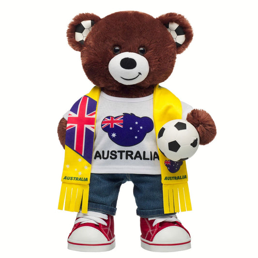 Let's Goal Bear Australia Gift Set | Build-A-Bear - US 4569