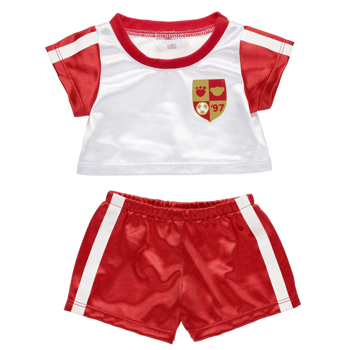 Pawlette™ Plush Red Soccer Set &amp; Soccer Ball | Build-A-Bear® - US 0761