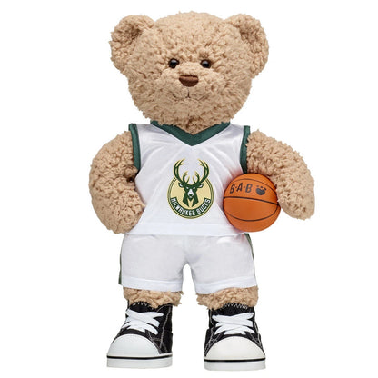 Milwaukee Bucks Timeless Teddy Bear Basketball Gift Set - US 3463