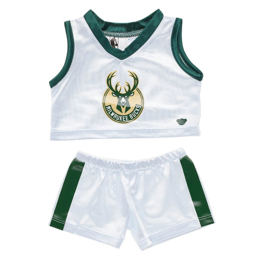 Milwaukee Bucks Stuffed Animal Uniform | Shop Now at Build-A-Bear® - US 6219
