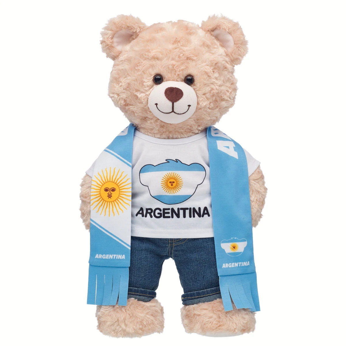 Argentina Scarf &amp; T-Shirt Set | Build-A-Bear - US 9270