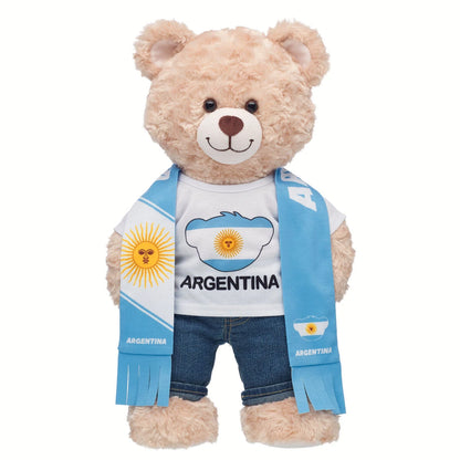 Argentina Scarf &amp; T-Shirt Set | Build-A-Bear - US 8653