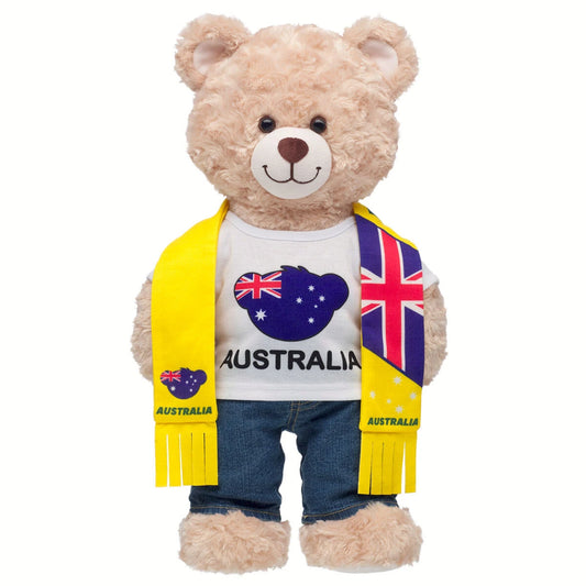 Australia Scarf &amp; T-Shirt Set | Build-A-Bear - US 2634
