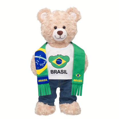 Brazil Scarf &amp; T-Shirt Set | Build-A-Bear - US 4100