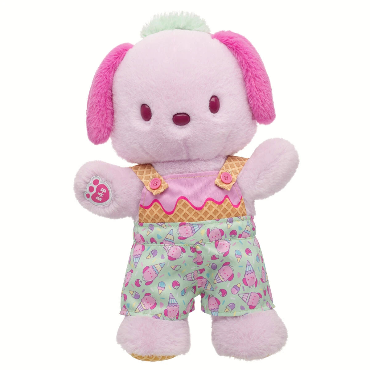 Sanrio Hello Kitty &amp; Friends Strawberry Ice Cream Pochacco Plush | Build-A-Bear - US 4519