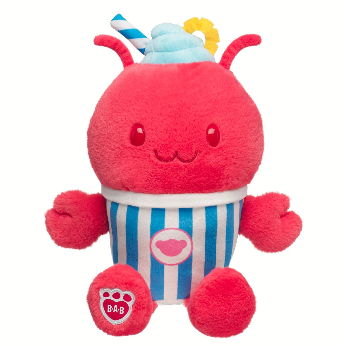 Fruit Punch Lobster Slushie Plushie w/ Lei Necklace | BAB - US 9609
