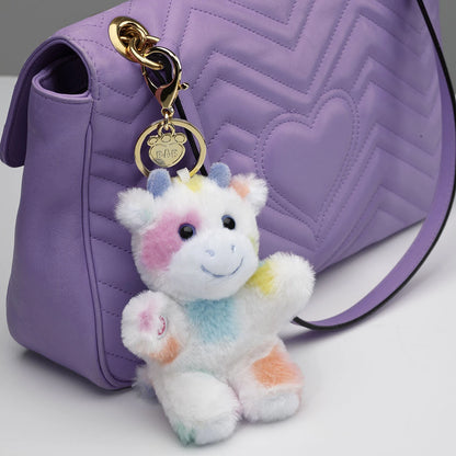 Colorful Splatter Cow Plush Bag Charm | Build-A-Bear - US 7423