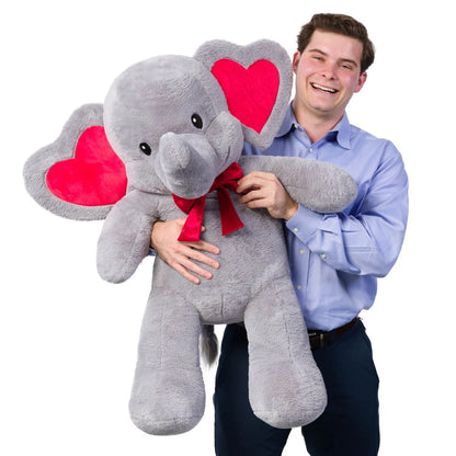 Giant Love You Tons Elephant Stuffed Animal | Build-A-Bear - US 0061