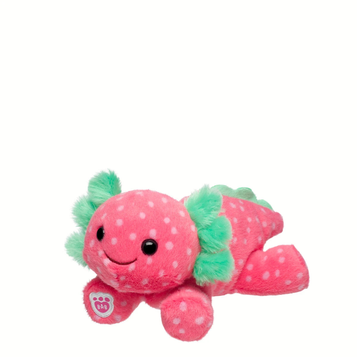 Build-A-Bear Mini Beans Strawberry Axolotl Stuffed | BAB - US 7210