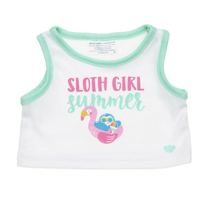 Sloth Girl Summer Tank for Plush Toys | Build-A-Bear® - US 2110