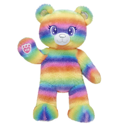 Rainbow Stripes Teddy Bear - US 3799