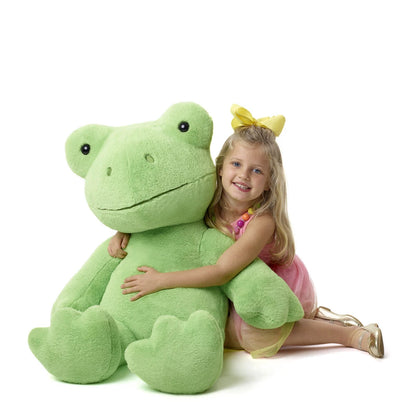Giant Spring Green Frog Stuffed Animal | Build-A-Bear® - US 3027