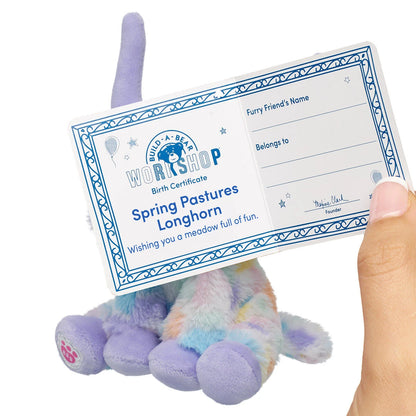 Build-A-Bear Mini Beans Spring Pastures Longhorn | BAB - US 3164