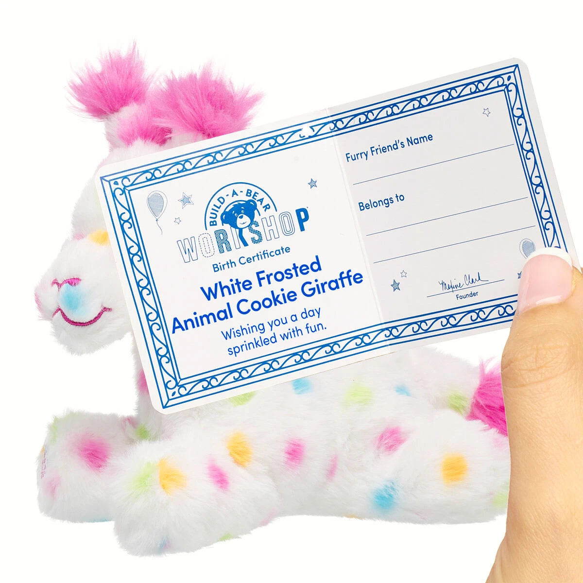 Build-A-Bear Mini Beans White Frosted Animal Cookie | BAB - US 4999