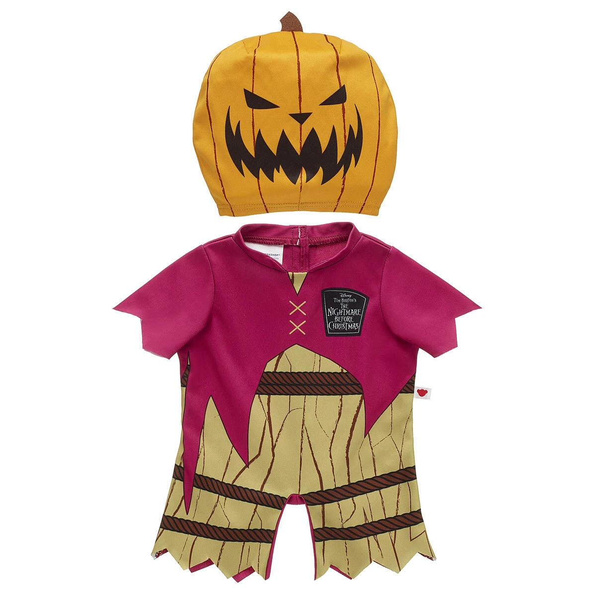 Disney Tim Burton's The Nightmare Before Christmas Pumpkin King Costume for Stuffed Animals | Build-A-Bear® - US 2735